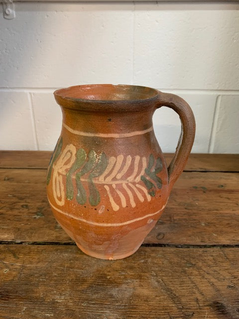 Vintage Hungarian  Terracotta Jug #5576  Byron