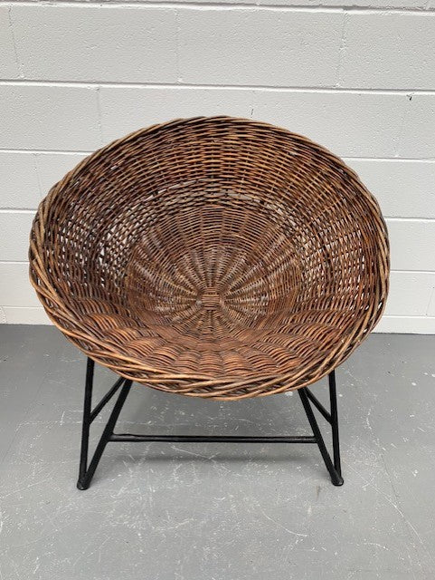 Vintage Mid Century  Basket Chairs #5561  Byron
