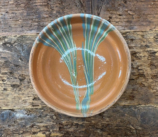 Vintage Hungarian   Glazed Ceramic Bowl  #6777  Byron