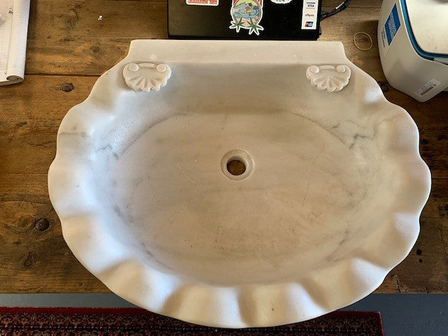 Vintage Turkish Marble Sink  #5197  Byron