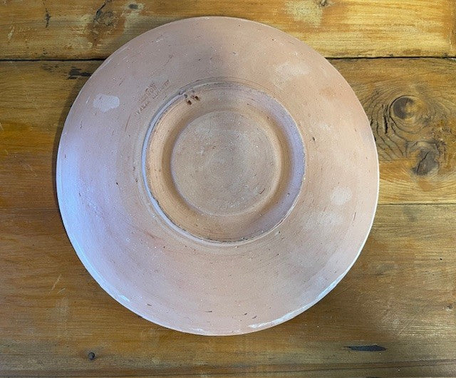 Vintage Romanian  Glazed Ceramic Plate  #6433  Byron