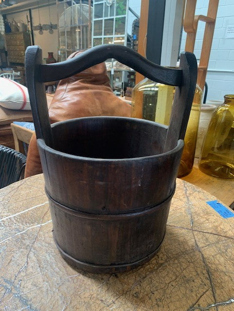 Vintage Wooden Water-Well Bucket #5642  Byron