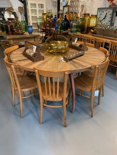 Round  Wooden Kitchen Table  #5664  Byron