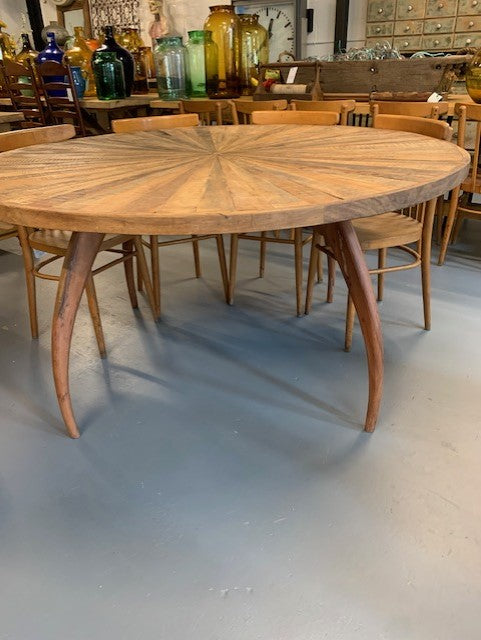 Round  Wooden Kitchen Table  #5664  Byron