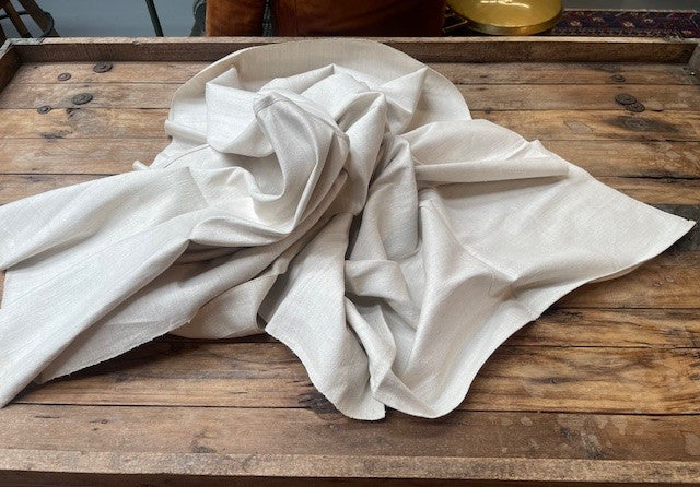 1940s  Linen/Hemp Sheet    #6504  (Read Information About This Item) Byron