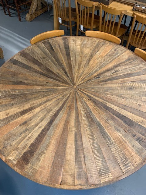 Round  Wooden Kitchen Table  #5664  Byron