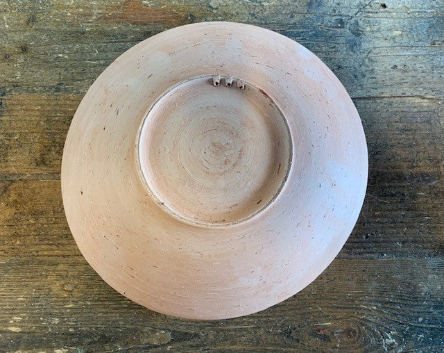 Vintage Hungarian Glazed Ceramic  Plate  #5708 Byron