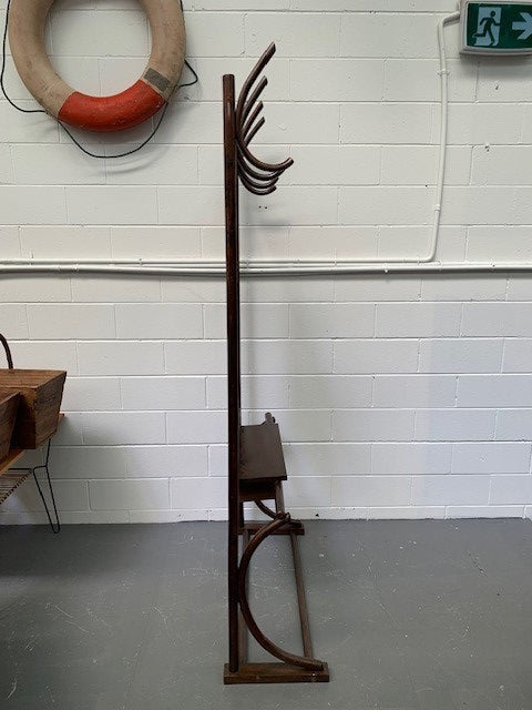 Vintage  Czech Wooden Thonet Coat Rack  #5204 Byron