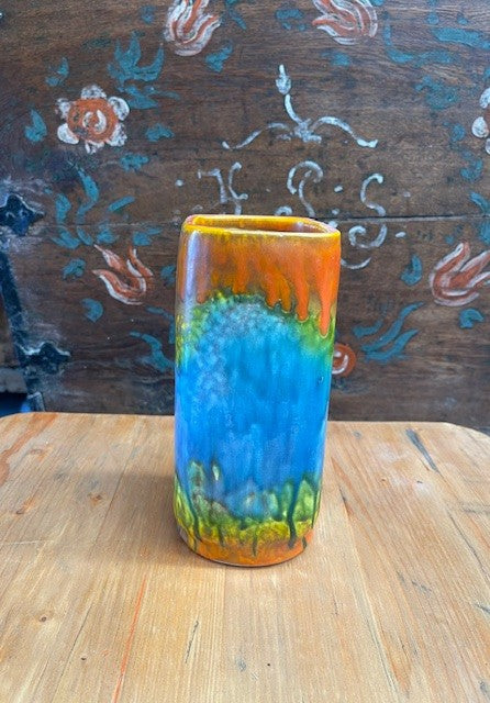 Vintage Hungarian Glazed Vase  #6235  Byron