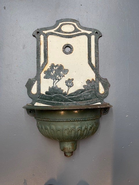 Vintage  Cast-Iron Wall Fountain  #5950  Byron
