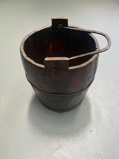 Vintage Wooden Water-Well Bucket #5643  Byron