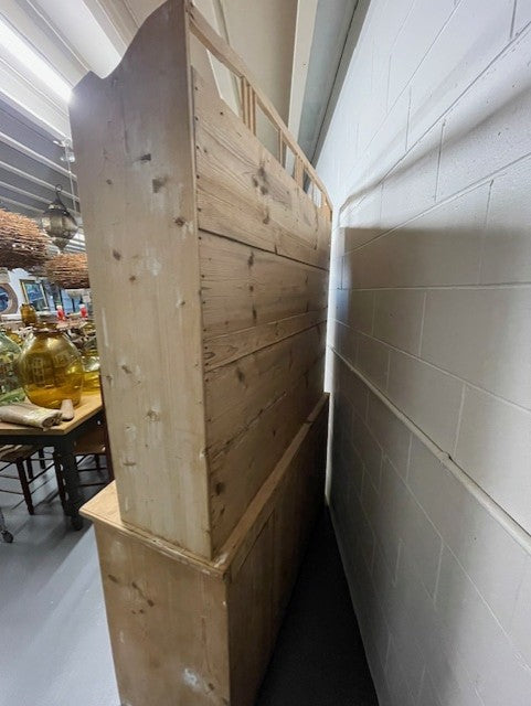 Vintage Wooden Kitchen Cabinet with Hutch  #5967  Byron