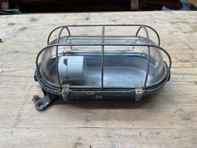 Vintage Czech Bunker Wall  Light  #5978  Byron