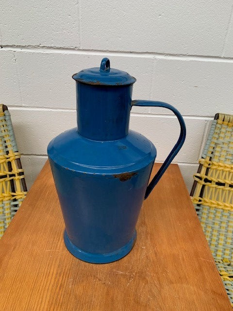 Vintage Hungarian  Enamel  Oil / Water Jug #5290  Byron