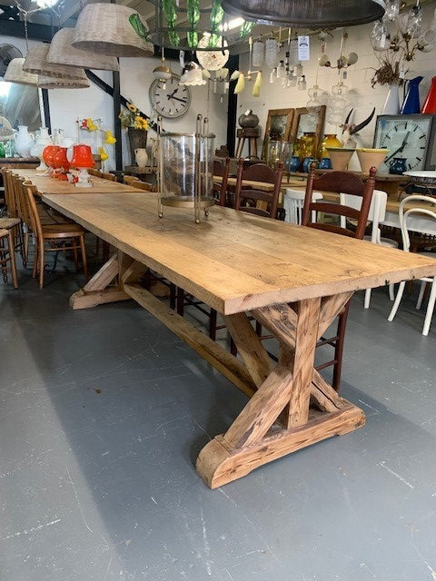 Old Baltic Pine  Dining Table  #5190 Byron