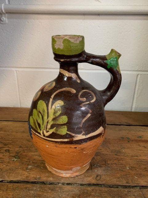 Vintage Hungarian  Terracotta Jug #5578  Byron