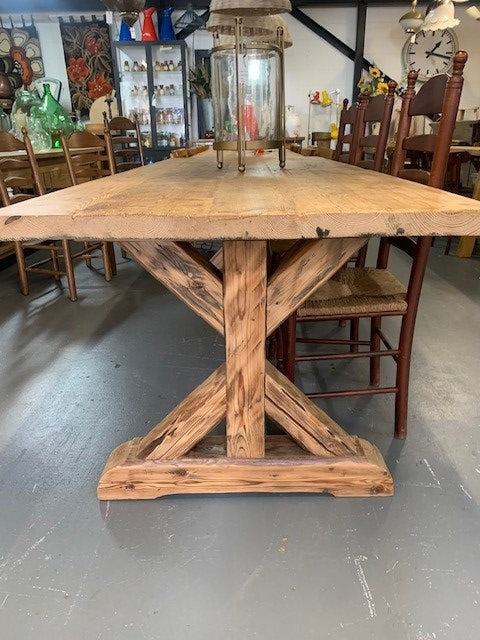 Old Baltic Pine  Dining Table  #5190 Byron
