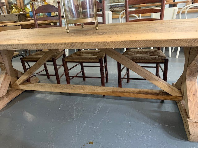 Old Baltic Pine  Dining Table  #5190 Byron