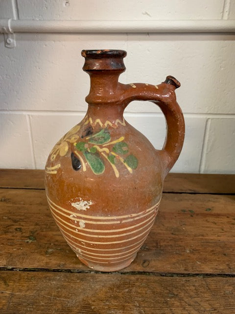 Vintage Hungarian  Terracotta Jug #5577  Byron