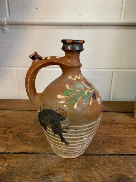 Vintage Hungarian  Terracotta Jug #5577  Byron