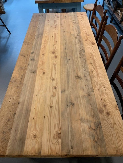 Wooden Top Cast- Iron Base  Kitchen Table  #5840  Byron (Copy)