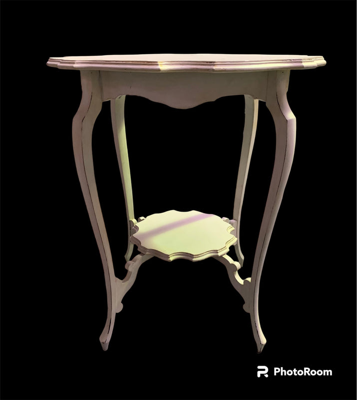 Vintage Wooden Side Table #4924  Byron