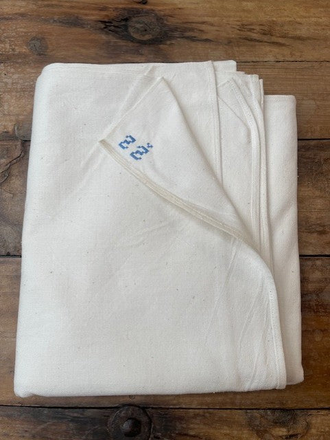 1940s  Linen/Hemp Sheet    #6505 (Read Information About This Item) Byron