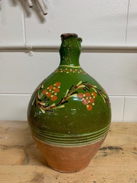 Vintage Hungarian  Glazed Ceramic  Jug  #5213  Byron