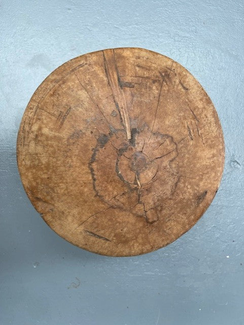Vintage  Wooden  Bowl /  Planter #6228   Byron