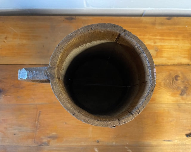 Vintage  European Wooden Jug   #6458  Byron
