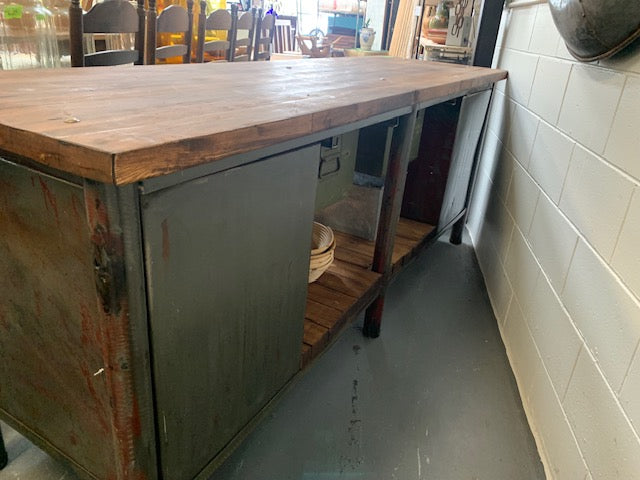 Vintage European Workbench / Kitchen Island #4118 Byron