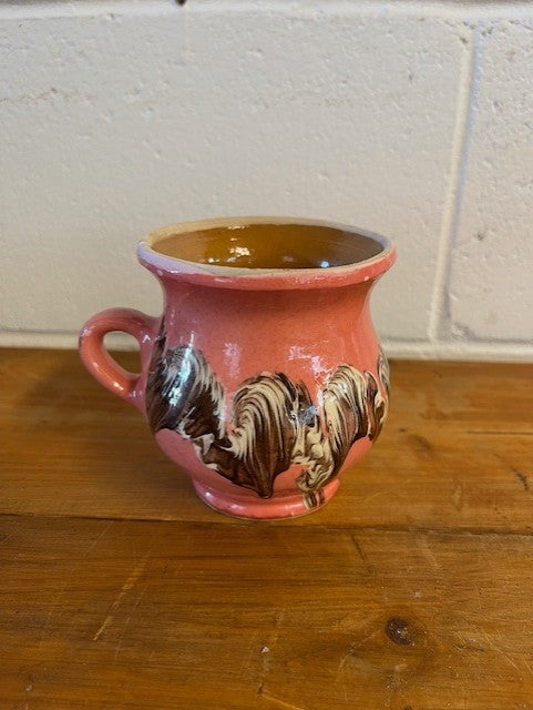 Vintage Hungarian  Glazed Ceramic Small Jug  #6480 Byron