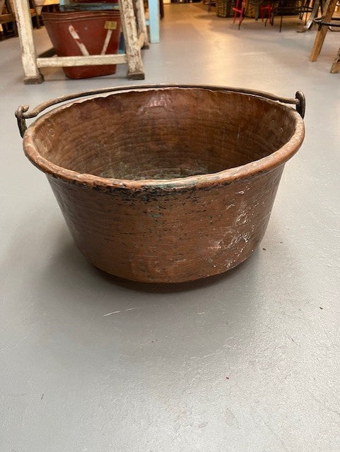Vintage Copper Cauldron  #6021  Byron