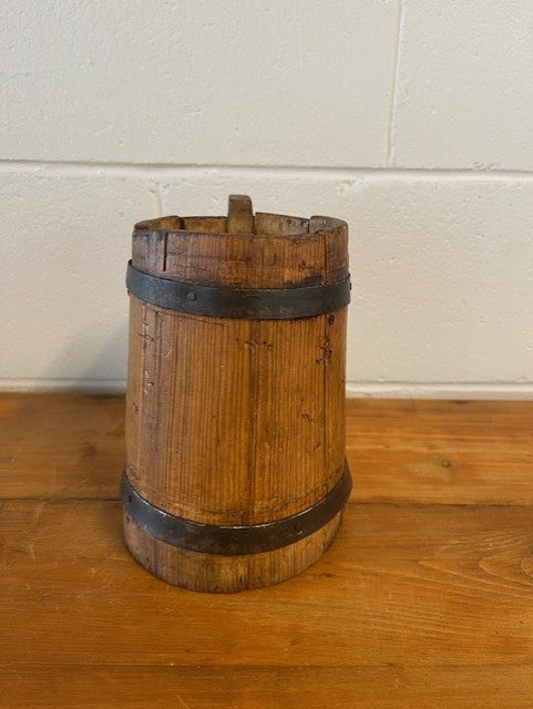 Vintage  European Wooden Jug   #6456  Byron