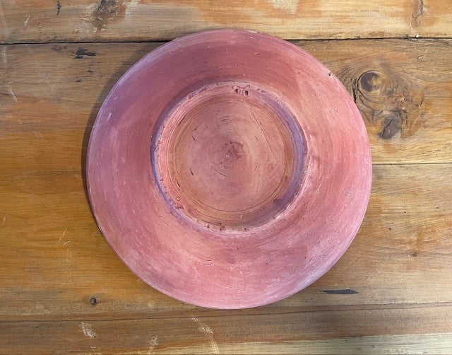 Vintage Romanian  Glazed Ceramic Plate  #6429  Byron
