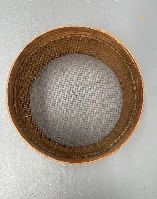 Vintage  European Wooden Sieve #6197   Byron