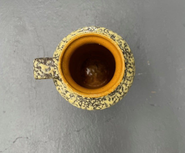 Vintage Hungarian Tofej Fat Lava Vase  #6233  Byron