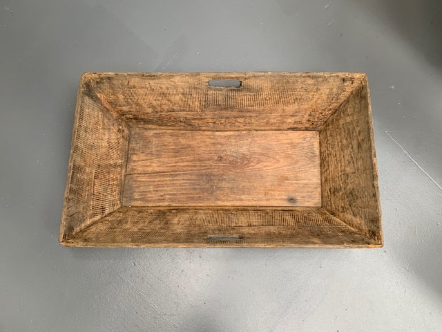 Vintage  French  Wine Yard Wooden  Display Tray  #5570  Byron