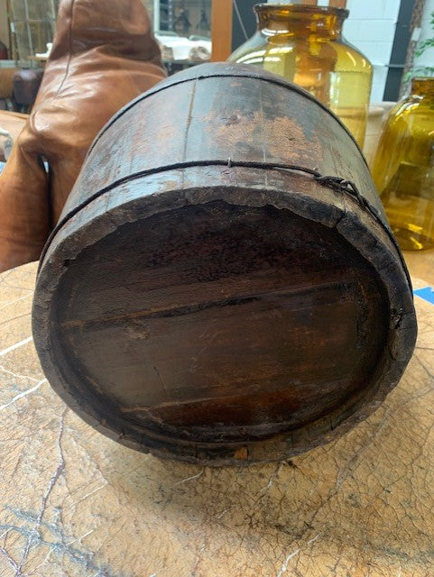 Vintage Wooden Water-Well Bucket #5641  Byron