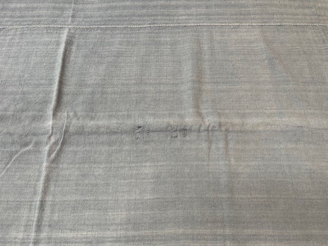 Steele Blue Dyed 1940s  Linen/Hemp Sheet    #6510 (Read Information About This Item) Byron