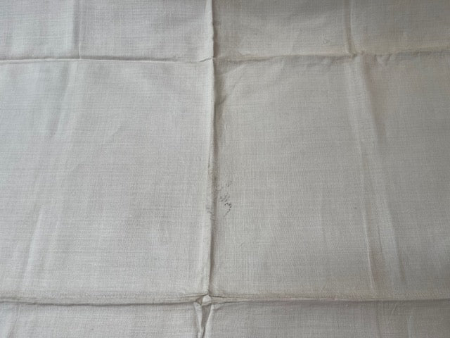 1940s  Linen/Hemp Sheet    #6503  (Read Information About This Item) Byron