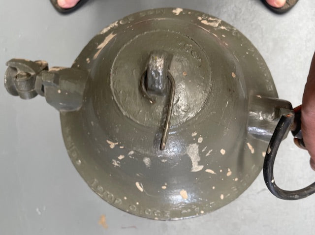 Vintage Industrial CZECH Large Bunker Light  #6222  Byron