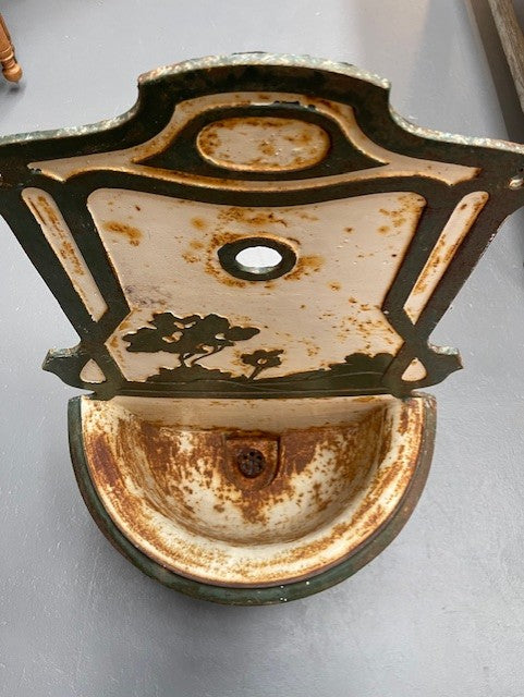 Vintage  Cast-Iron Wall Fountain  #5948 Byron