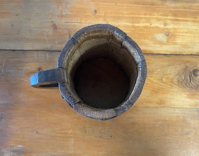 Vintage  European Wooden Jug   #6456  Byron