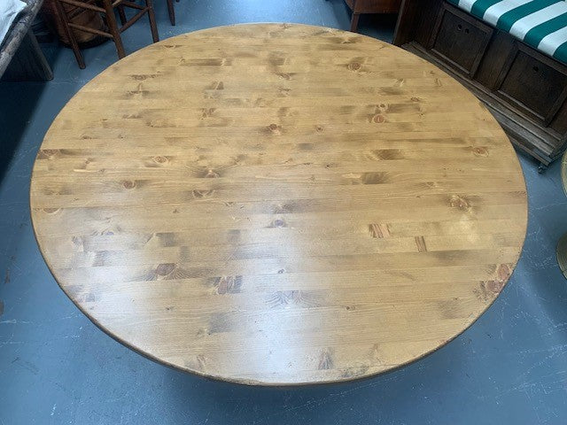 Round  Baltic Pine Kitchen Table  #4941  Byron