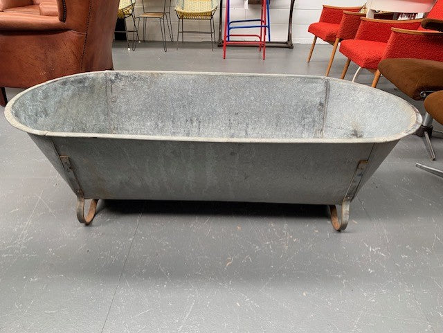 1940s   European Galvanised Bathtub #5842 Byron