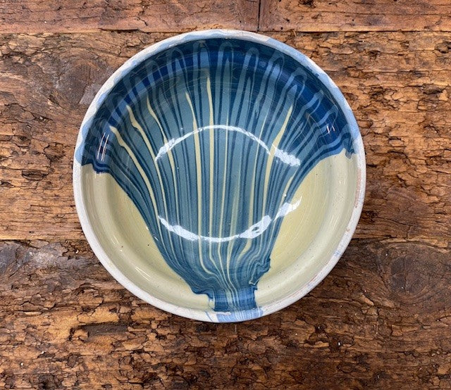 Vintage Hungarian   Glazed Ceramic Bowl  #6779  Byron