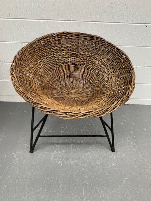 Vintage Mid Century  Basket Chairs #5562  Byron