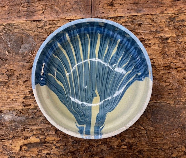 Vintage Hungarian   Glazed Ceramic Bowl  #6780  Byron