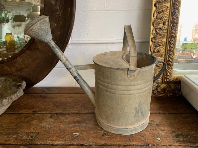 Rustic European Vintage  Galvenized Watering Can  #5598  Byron